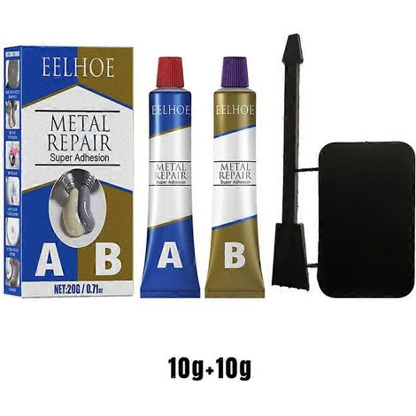 Pâte de réparation industrielle chaude (20/50/100 g) - Colle résistante à la chaleur et au froid pour soudure métallique - Gel de collage - Livraison directe