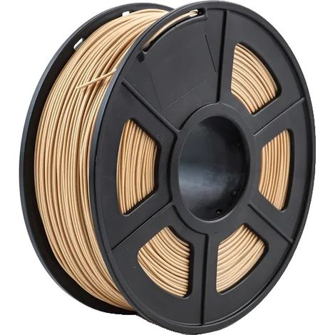 Filamento para impresora 3D, PLA imitación madera, material ecológico, madera de 1,75 mm (1/2)