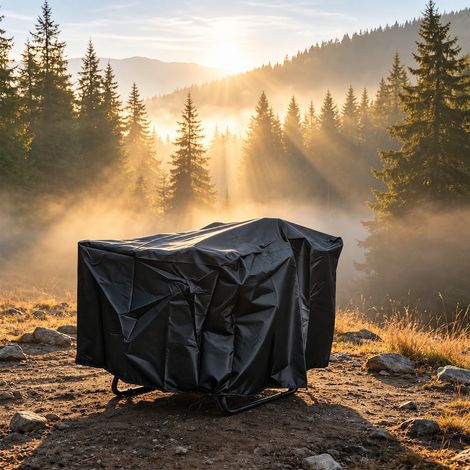 Housse de protection Oxford 210D noir Longueur 129 × Largeur 113 × Hauteur 100 cm pour générateur et drone, 32 × 32 × 10 cm, 1 kg – Livraison gratuite