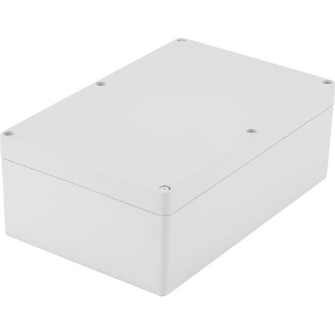 Boîtier étanche en plastique blanc 230 x 150 x 85 mm - Boîtier de projet - Boîte de jonction à monter soi-même (1/5)