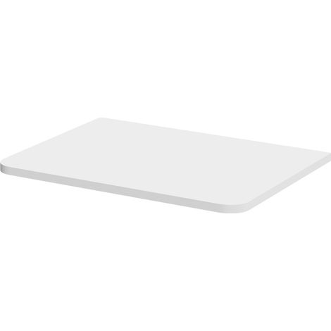 Vela Satin White 610mm x 450mm x 18mm MFC Laminate Worktop