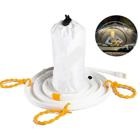 Guirlande lumineuse LED 2025 pour camping et randonnée, éclairage de sécurité portable pour tente (1/5)