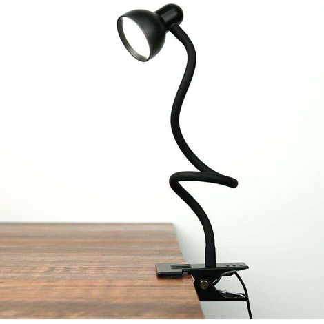 [NEVER USED] Clip-on Light Reading Lamp, 3 Colors (3000-6500K), 10 Brightness Levels, Eye-Caring LED Desk Lamp with Flexible Gooseneck Clip