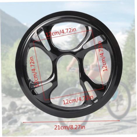 Protège-chaîne de vélo, 48 dents, en plastique, universel pour vélos (1/5)