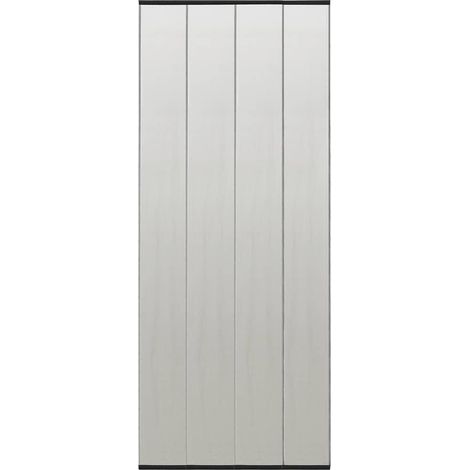 Moustiquaire de porte, noire, 100 x 220 cm, polyester (1/5)