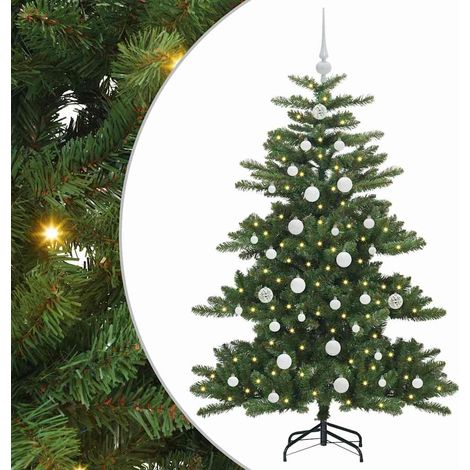 Sapin de Noël,Arbre de Noël Artificiel à Branches Articulées 150 cm PVC CFW52253 (1/5)