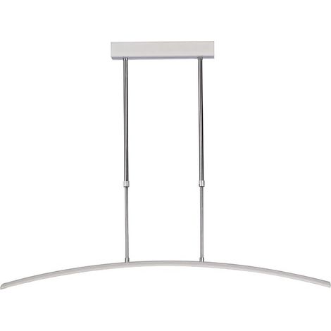 Plafonnier LED courbe gris Wanda CRISTALRECORD 99-203-50-381