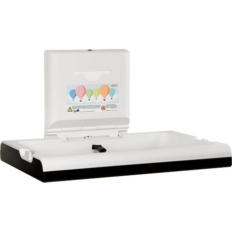 MEDICLINICS CP0016HCSB BABYMEDI Cambia Pañales Inox Negro Mate Horizontal - ref: CP0016HCSB (1/2)