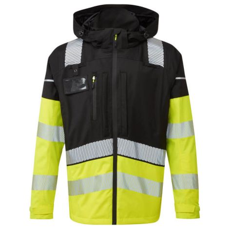 Chaqueta impermeable modular de alta visibilidad 3 en 1 Ultimate PORTWEST BX323 S Amarillo/Negro