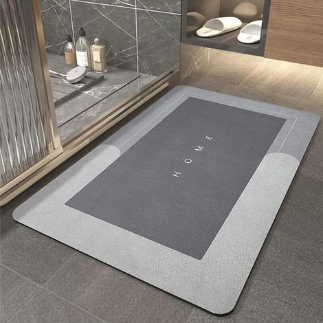 Tapis de Sol Super Absorbant,Anti-salissures,Tapis de Bain en Mousse à mémoire de Forme,Tapis de Douche antidérapant,Tapis de [773] (1/2)