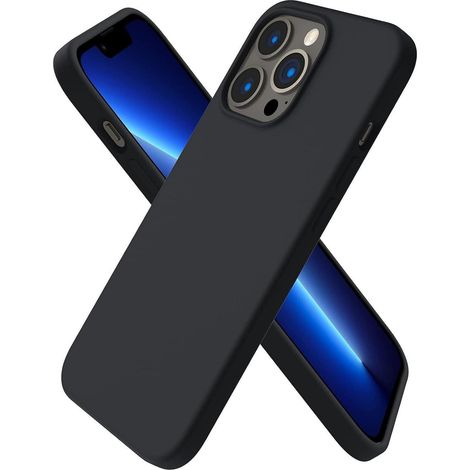 Coque en silicone liquide pour iPhone 13 Pro 6,1 pouces, protection intégrale, ultra fine (1/5)