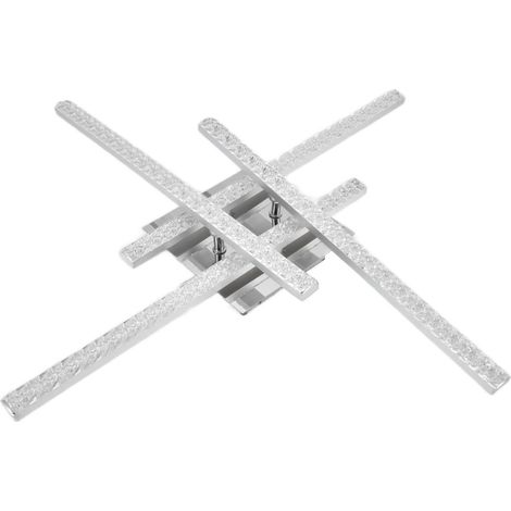 Plafonnier LED à 4 tubes lumineux, lampe décorative moderne pour chambre à coucher, AC85-265V, lumière chaude (1/5)