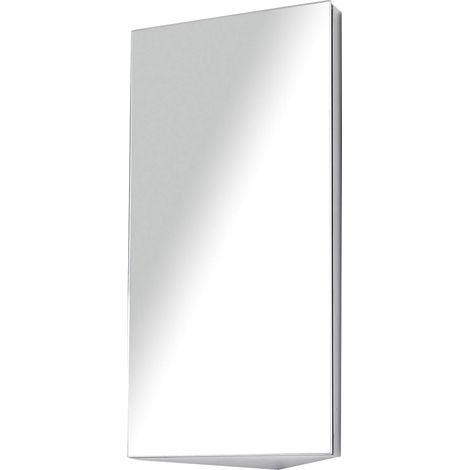 Armoire Miroir Salle de Bain Meuble d'angle 30L x 18,4l x 60H cm (1/5)