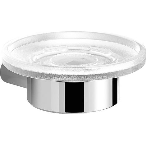 Portasapone da muro in alluminio, ottone e cromall A111 Gedy serie AZZORRE Cromato (1/2)