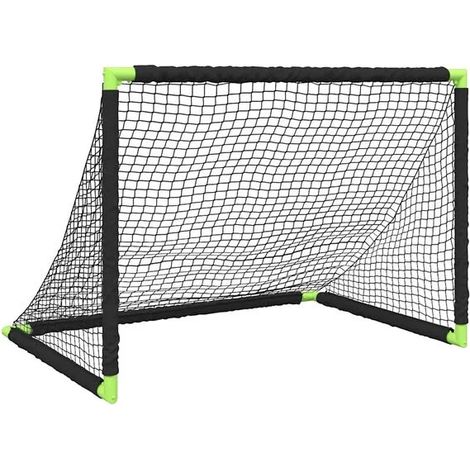 But de football pliable noir pour enfants, 90 x 64 x 64 cm (1/5)