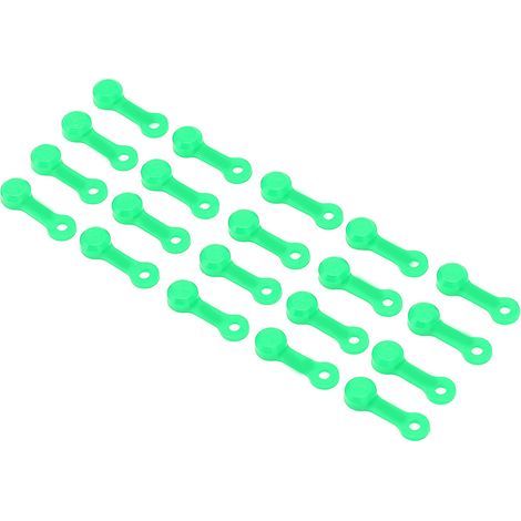 20 bouchons de protection vert fluo pour raccords de graisseurs, vis de purge et pièces automobiles - Antipoussière et résistants (1/5)