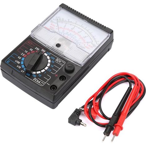 Eosnow Analoger Multitester, hochpräzises Widerstandsprüfgerät, Multimeter für den Haushalt, für die weit verbreitete Audiofrequenz von Elektrikern (1/5)