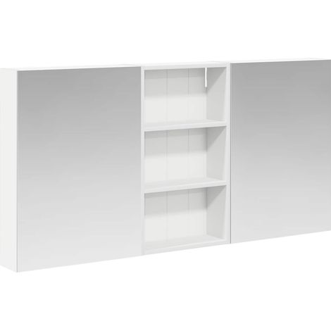 Maison Exclusive - Set di Armadi da Bagno con lo scaffale 3 pcs 140 x 14,5 x 70 cm