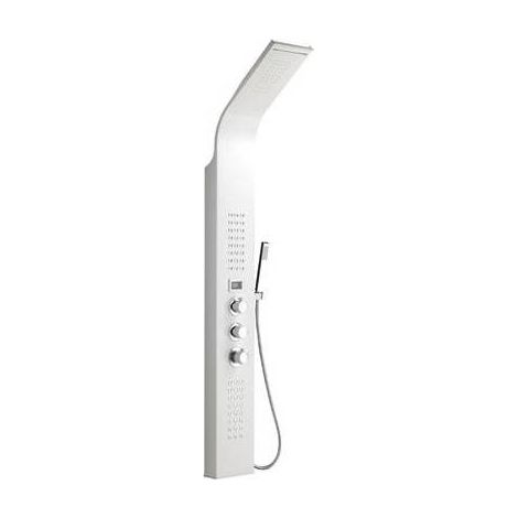 Metaform mod Nilo colonne de douche murale noire salle de bain hydromassage