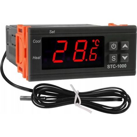 RÉGULATEUR DE TEMPÉRATURE THERMOSTAT CONTROLLER 220V (1/5)