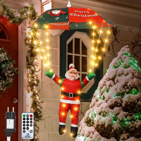 Guirlande Noël LED Extérieur 8 Modes Minuterie IP44 Prise (1/5)