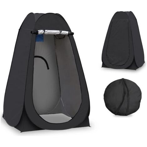 Tente de Toilette Pop Up Toilette Cabinet de Changement Anti-UV Tente de Douche pour la Plage, la pêche, Le Bain, l'extérieur, avec Un Sac de Transport