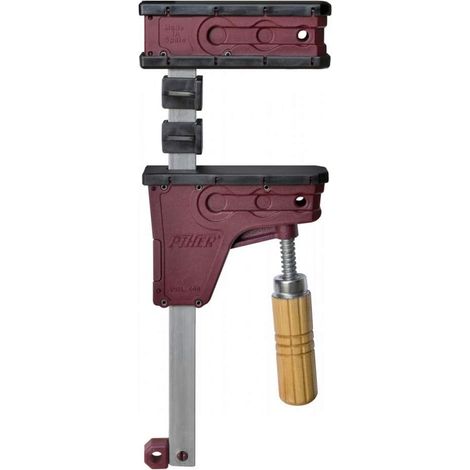 1 - Serre-joint Parallèle - Accessoire De Serrage - Pour Menuiserie Et Assemblage - Acier - 80x15 cm