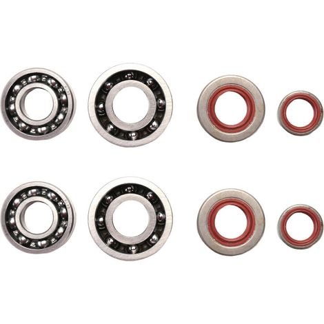 Kit de 4 joints d'étanchéité pour paliers de vilebrequin, pièces détachées pour tronçonneuses STIHL MS660 066, remplaçant les références 9640 003 1850 et 9640 003 1560 (1/5)