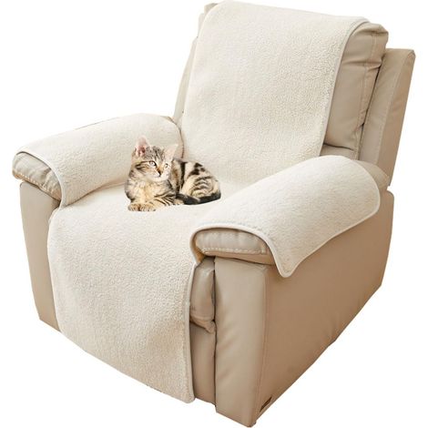Housse de Fauteuil inclinable en Agneau épaisse (1/5)