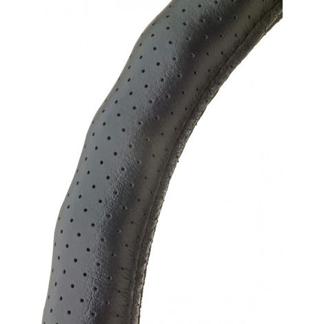 Couvre volant 37-39CM Cuir Noir (1/3)