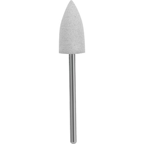 Embouts de polissage dentaire en caoutchouc silicone, 240 grains, argent blanc, accessoires de fraise pour polissage et meulage dentaire. (1/5)