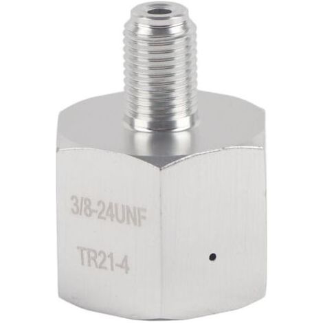 Fassadapter, Sodawasser-CO2-Adapter, Mini-Regler für Homebrew-Bier, Corny-Fass 3/8‑24UNF auf 6ACME‑6G (1/4)