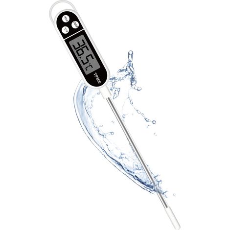 Küchenthermometer, digitales Thermometer mit langer Sonde, Thermometer für Grill und Lebensmittel (Gebäck, Fleisch, Milch) (1/4)