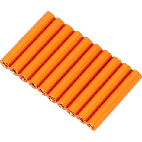 M3 x 30 Goujon d'assemblage, Entretoise Ronde De Colonne À Entretoise Tiges De Fixation De Goujon en Aluminium, Lot de 10 (1/5)