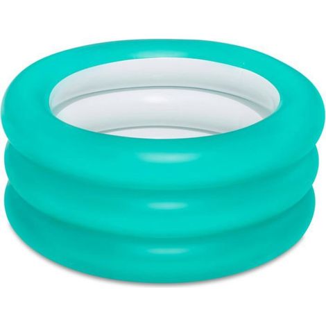 Baignoire Gonflable Carrée pour Bébé Fluo 86 X 86 X 25 cm (1/4)