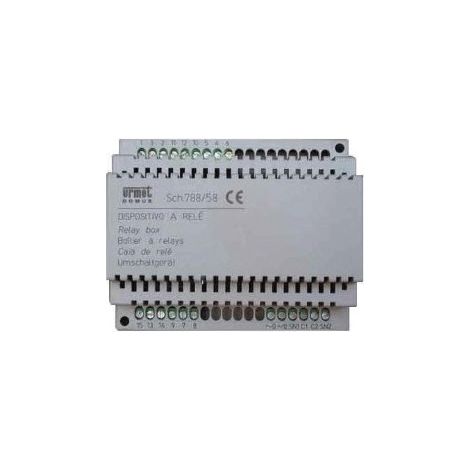 Rele' Commutazione Automatica 4 Pulsanti Citofono (Urmet Cod. 788/58)