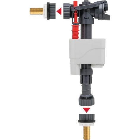 Wirquin – Robinet flotteur Doblo 10723731 – Alimentation latérale et basse – Remplissage rapide et silencieux – Anti-calcaire – Installation universelle