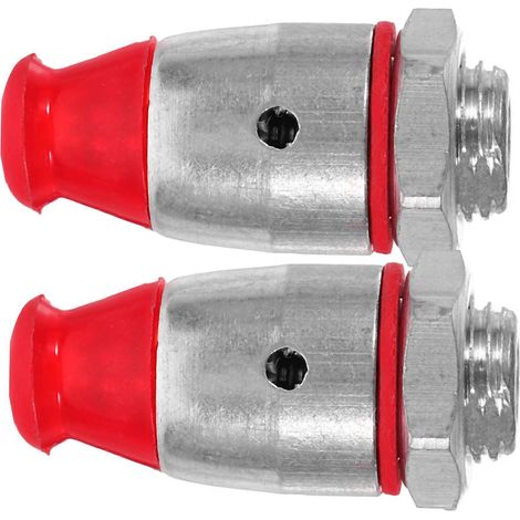 Lot de 2 soupapes de sécurité pour autocuiseur, soupape de décharge de pression, soupape de limitation de 10 mm (1/5)