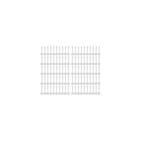 Lot de 100 cuillères doseuses en plastique pour engrais, 2 ml/1 g, résistantes aux hautes températures, pour le jardinage (1/5)