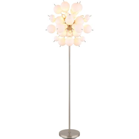Globo - lámpara de mesa - UDO - blanco - vidrio - Ø 55cm - E14 - (1/5)