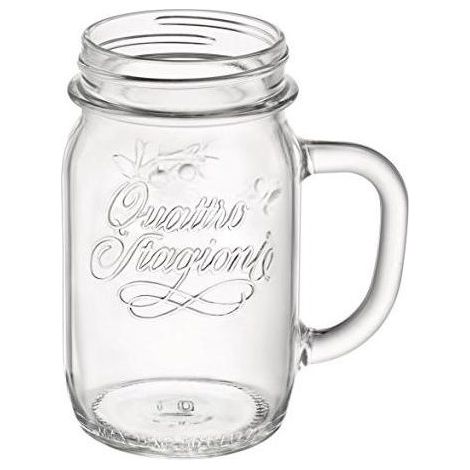 Vaso Con Manico Trasparente Quattro Stagioni - 41.5 Cl - senza capsula - BORMIOLI ROCCO