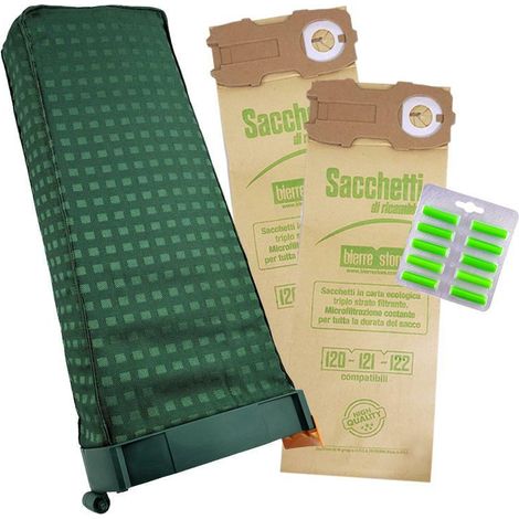 Sacca unitÀ filtro vk121 folletto 8 sacchetti 10 profumi compatibili (1/4)
