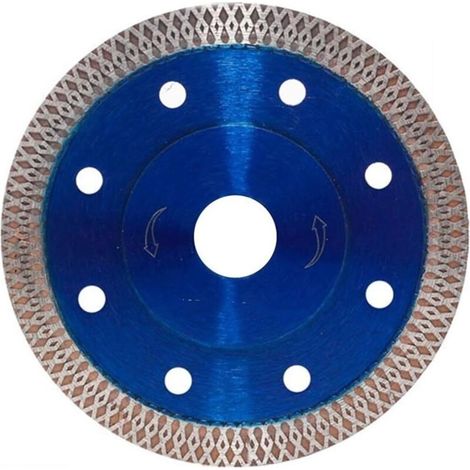 Disque à tronçonner diamanté 125 mm, 125 x 22,23 x 10 mm, courroie extra fine de 1,2 mm x lame de turbine à grille (1/5)