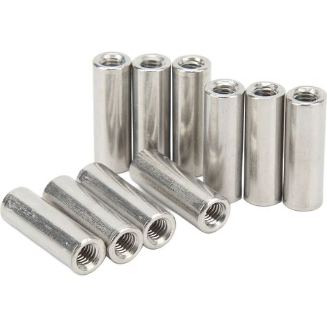 20 Pièces Écrous Filetés Féminins M6 en Acier Inoxydable, Kit Antirouille pour Raccords et Réparations de Plomberie (1/5)