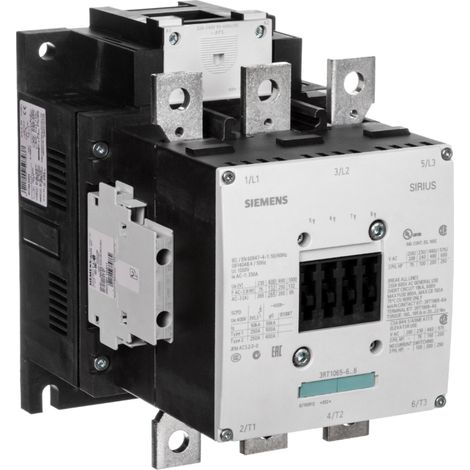Contacteur de puissance 265A 3P 220-240V AC 2NO 2R S10 3RT1065-6AP36