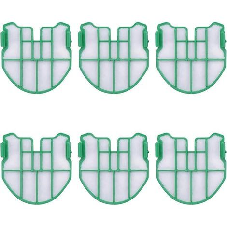 Motorschutzfilter, 6-teiliges Set, kompatibel für Vorwerk Kobold VB100 FP100 (N02R) (1/5)