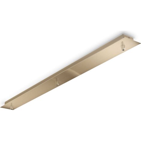 Rosone Lineare All In Metallo Ottone 3 Luci (1/4)