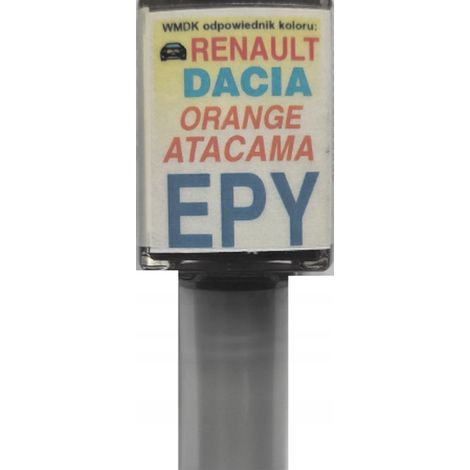 Réparation des rayures de peinture Renault Dacia EPY orange Atacama 10 ml (1/5)