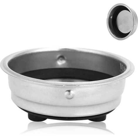 Panier De Filtre à Café En Acier Inoxydable, Panier De Porte-filtre à Café Pressurisé à Double Couche De 51 Mm, Accessoires De Porte-filtre De Machine à Expresso Détachables(Single Cup) (1/5)