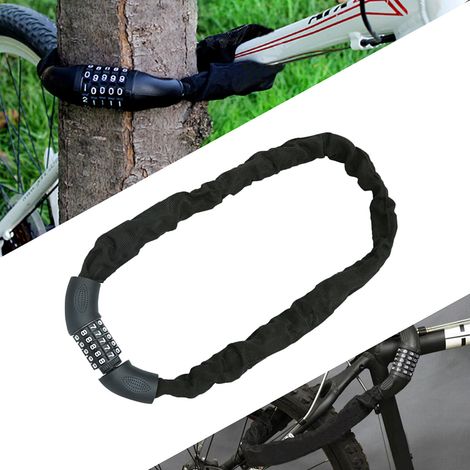Wolketon Fahrradschloß 90cm Motorradschloß Zahlenschloss für Moped für Fahrrad